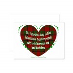 Irish Valentine Note Card