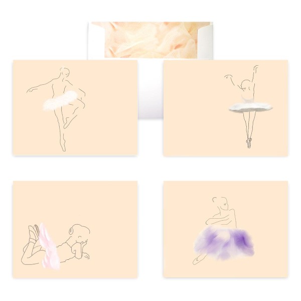 Ballerina 4 Card Theme Set