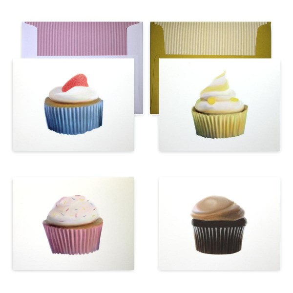 Cupcake 4 Card Theme Set