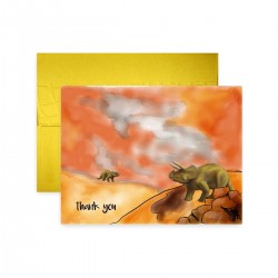 Dinosaur Triceratops Grrrr Thank You Dinosaur Triceratops Grrrr Thank You