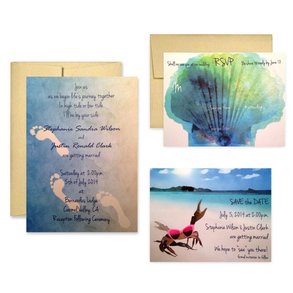 Wedding Invitation Suite - Beach