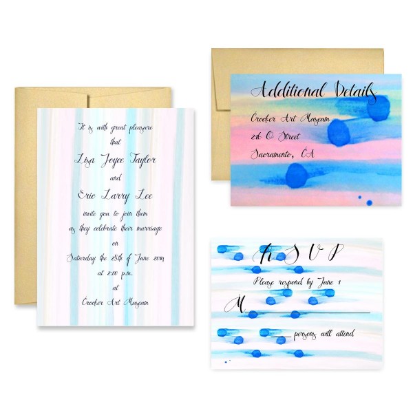 Wedding Invitation Suite - Pastel