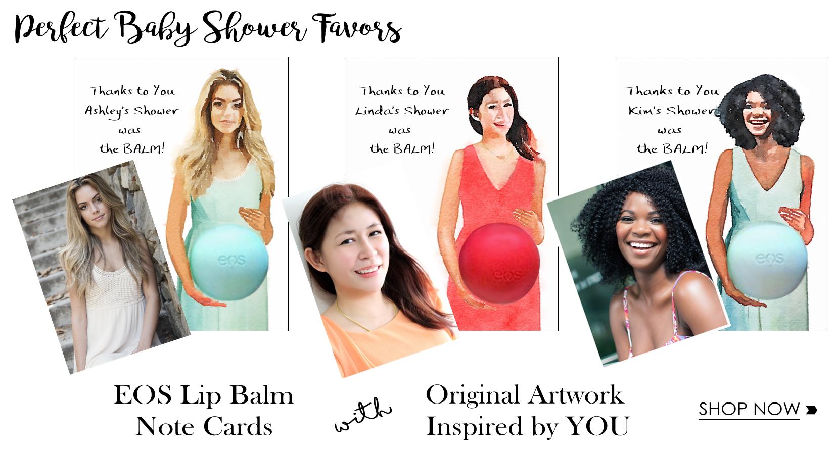 lip balm baby shower